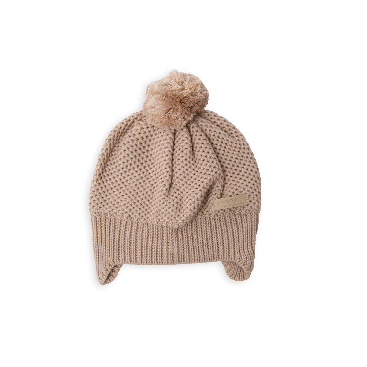 Cappellino knitted pompon vintage pink - Bamboom
