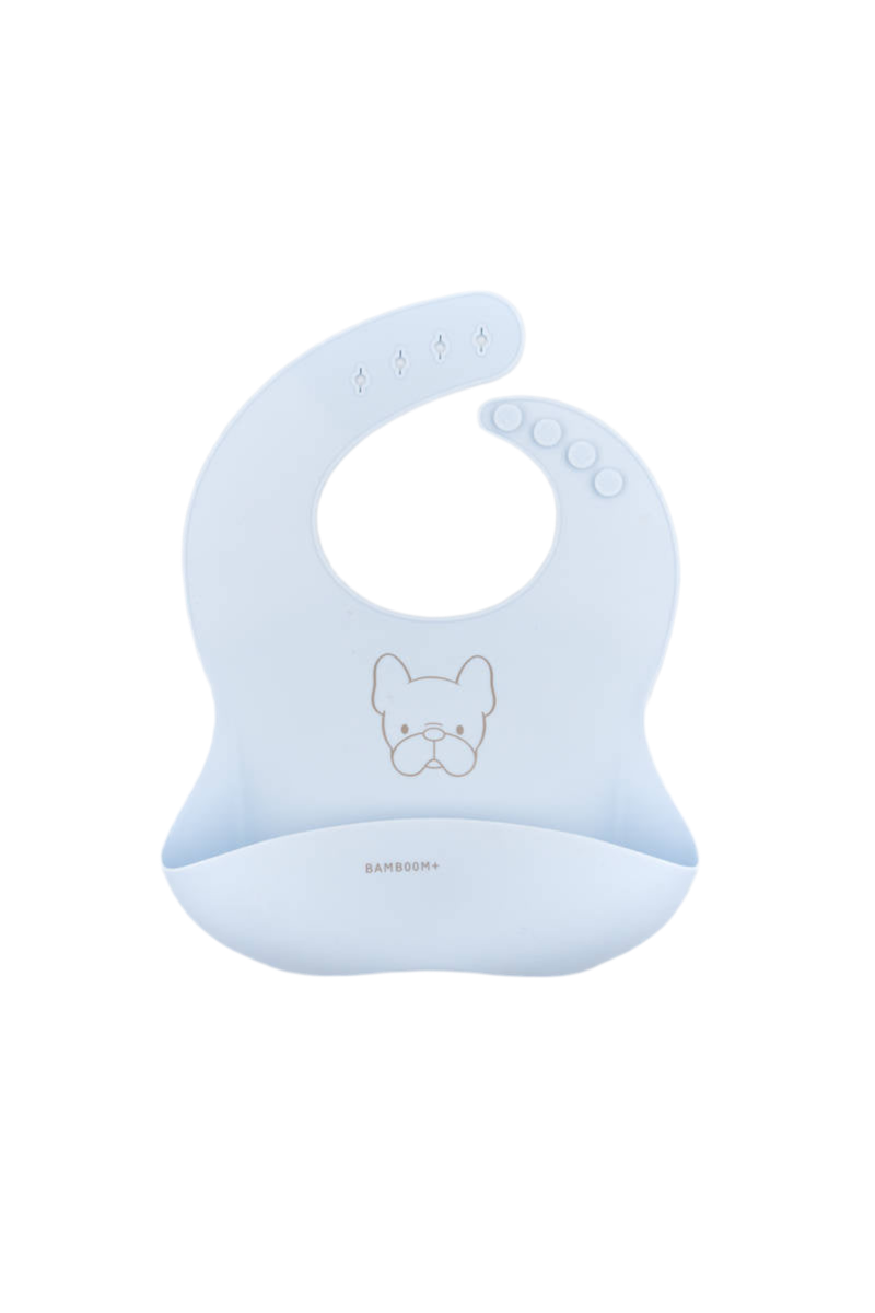 Bib in silicone Azzurro - Bamboom