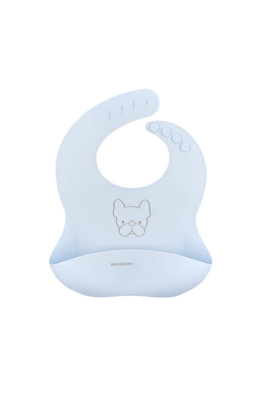 Bib in silicone Azzurro - Bamboom