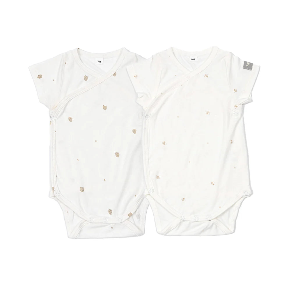 Confezione Body maniche corte Print- 2pc SQUIRREL MIX - Bamboom