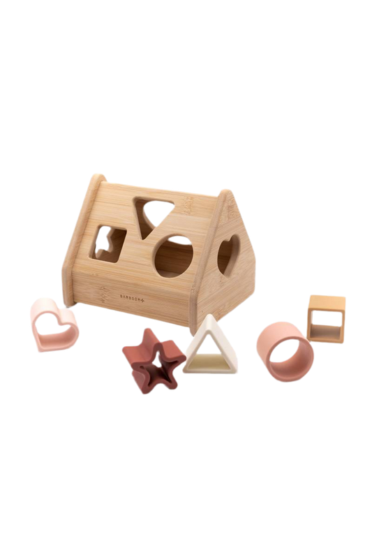 Puzzle Casetta in Legno PINK - Bamboom