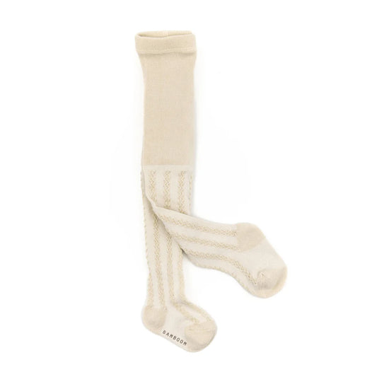 Calza maglia traforata OYSTER GREY - Bamboom