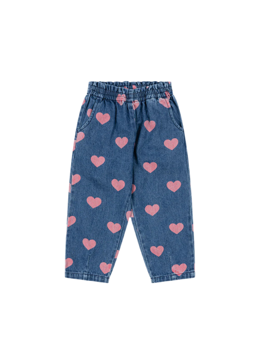 Jeans con cuori paperbag - Konges Sløjd