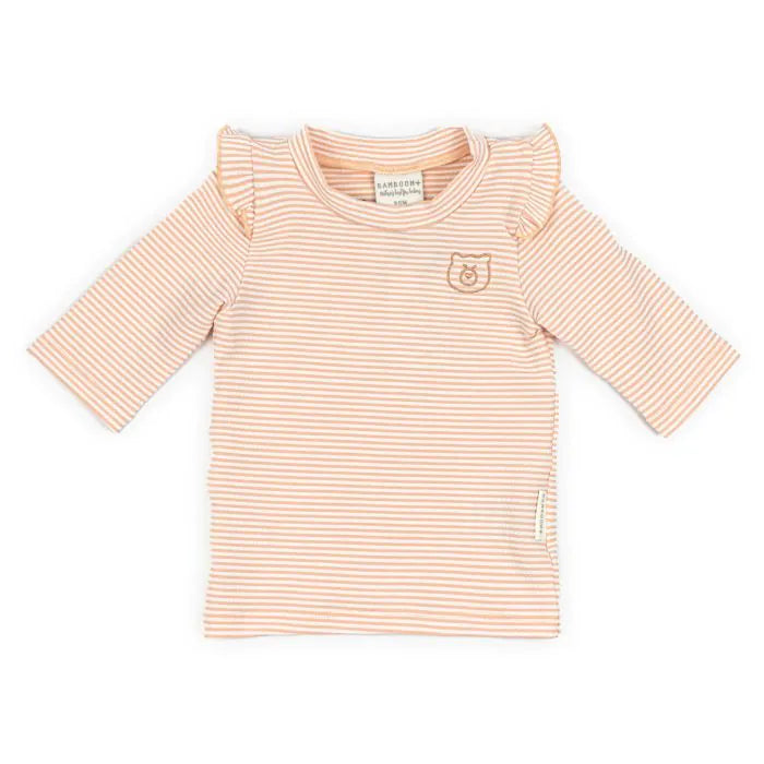 T-shirt Mare Maniche 3/4 UV50+- Bimba stripes bear - Bamboom