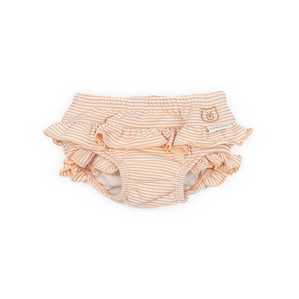 Costume contenitivo UV50+ resistente all'acqua PINK STRIPES BEAR - Bamboom