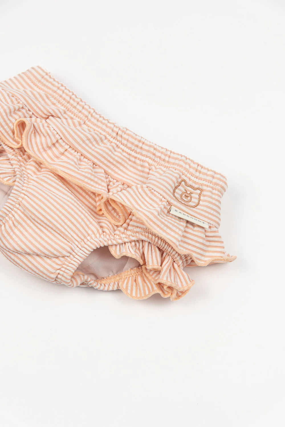 Costume contenitivo UV50+ resistente all'acqua PINK STRIPES BEAR - Bamboom