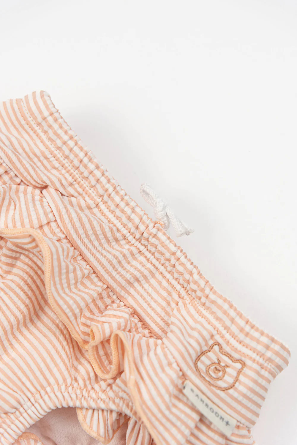 Costume contenitivo UV50+ resistente all'acqua PINK STRIPES BEAR - Bamboom