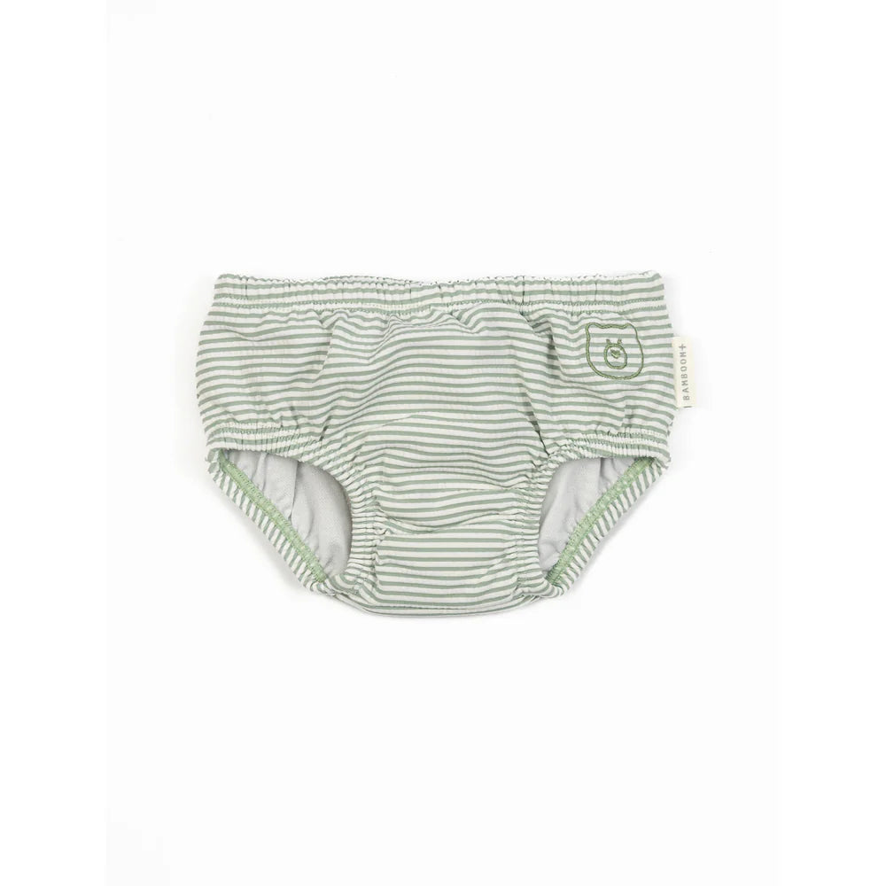 Costume contenitivo UV50+ resistente all'acqua BLUE STRIPES BEAR - Bamboom