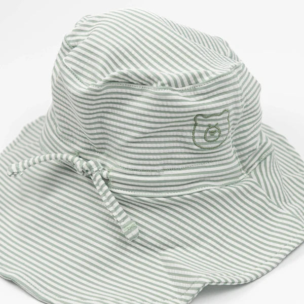 Cappellino da mare UV50+ BLUE STRIPES BEAR - Bamboom