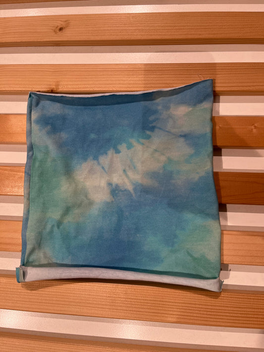 Scaldacollo cotone leggero AZZURRO - Hello