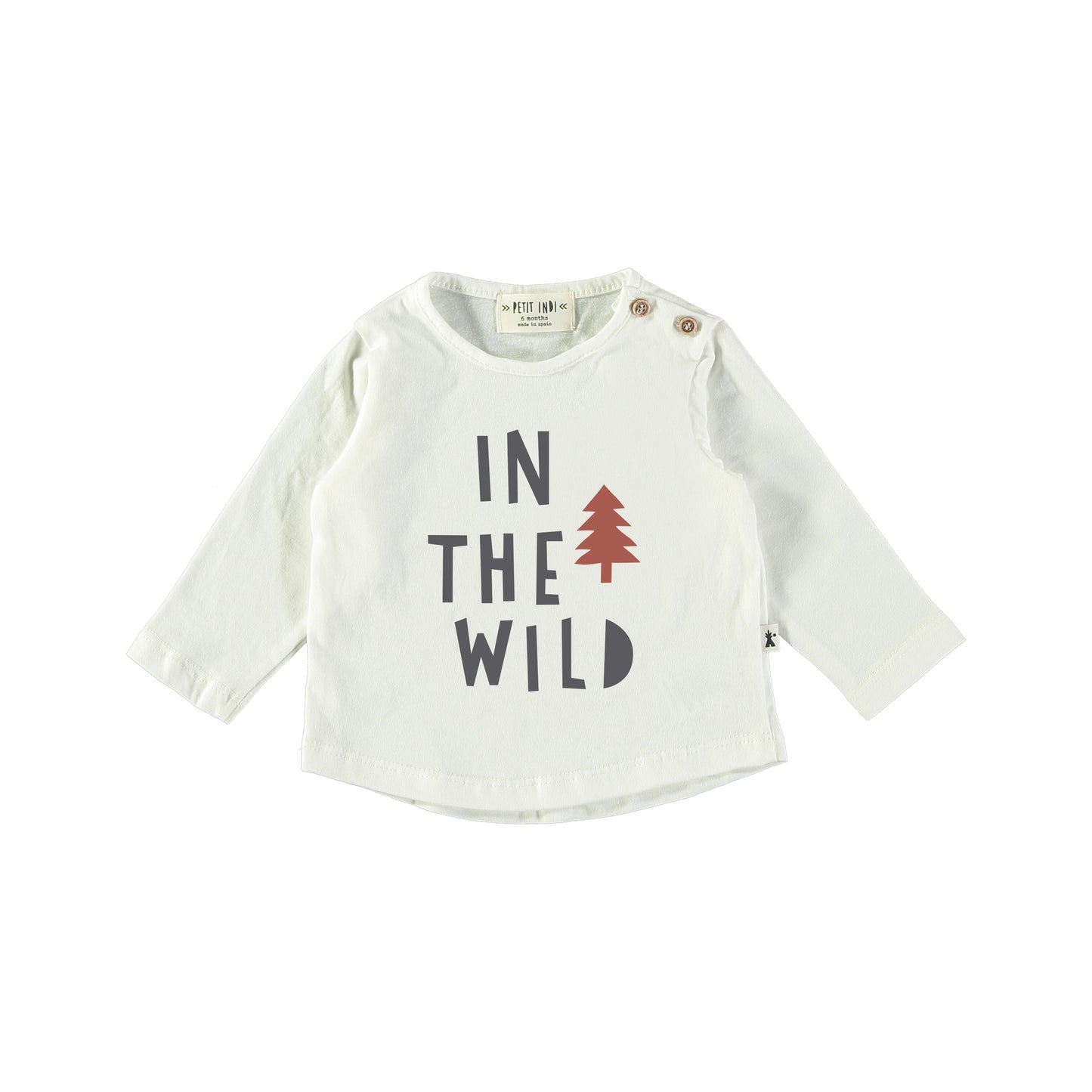 Maglia bianca in the wild - Petit indi
