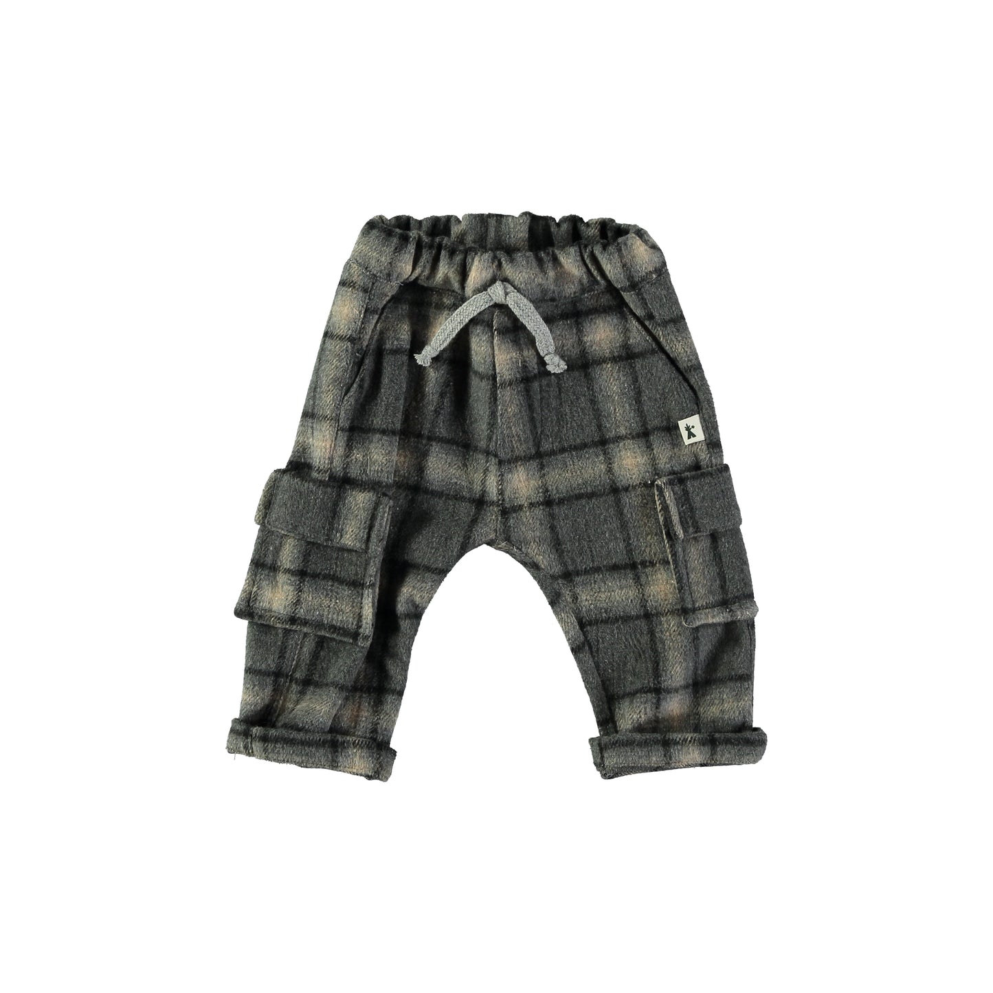Pantalone check grigio - Petit indi