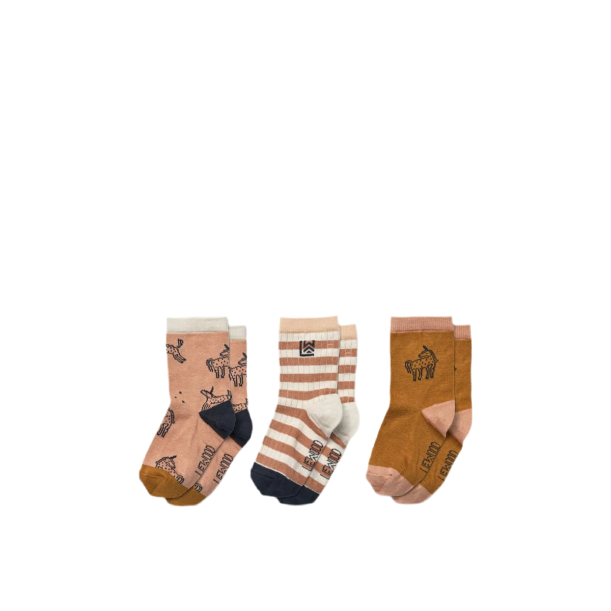 Silas Socks 3-Pack Unicorn mix - Liewood