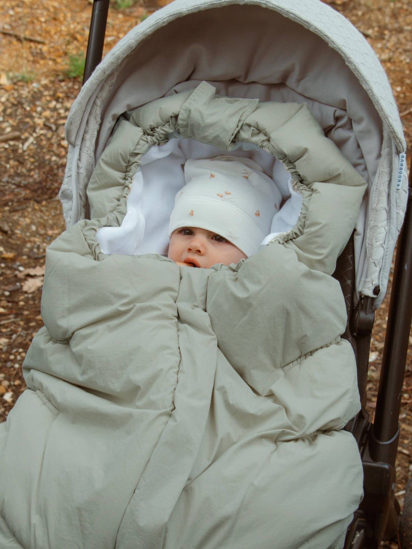 Sacco Invernale per Passeggino Igloo Combi Moss grey - Bamboom
