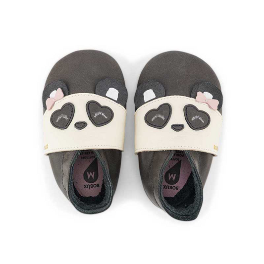 Soft sole Panda bam bow - Bobux