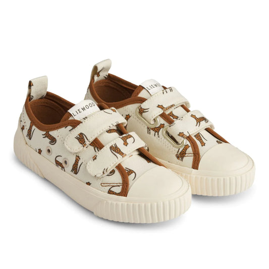 Sneakers kim leopard in tela - Liewood