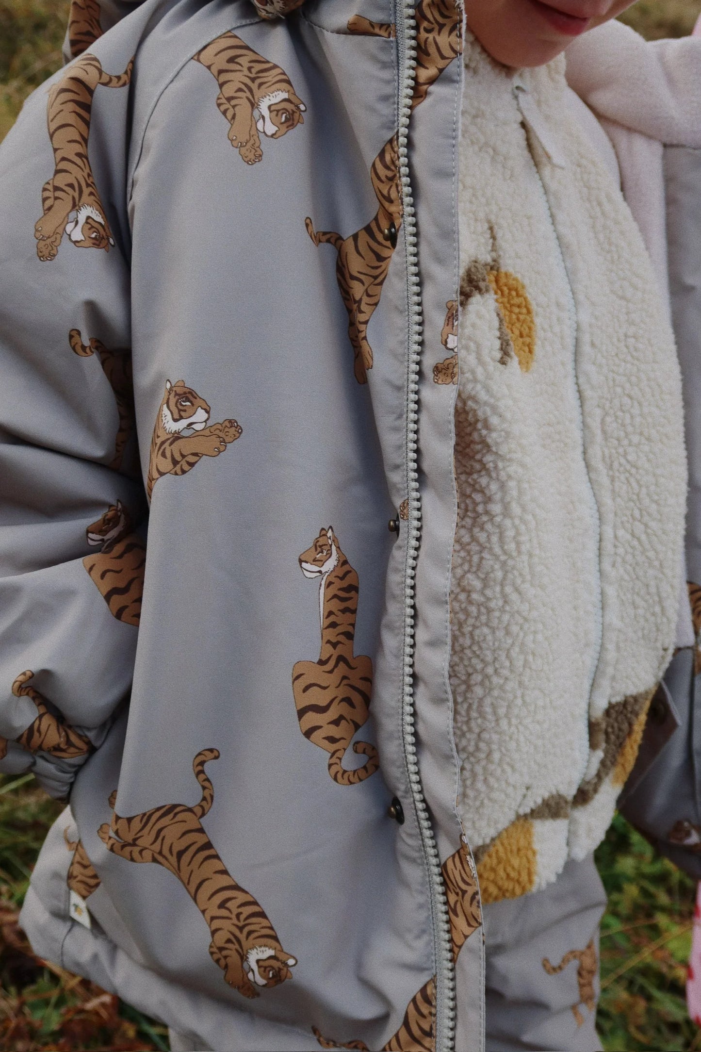 Giacca piumino tigri Mismou tiger oak - Konges Slojd