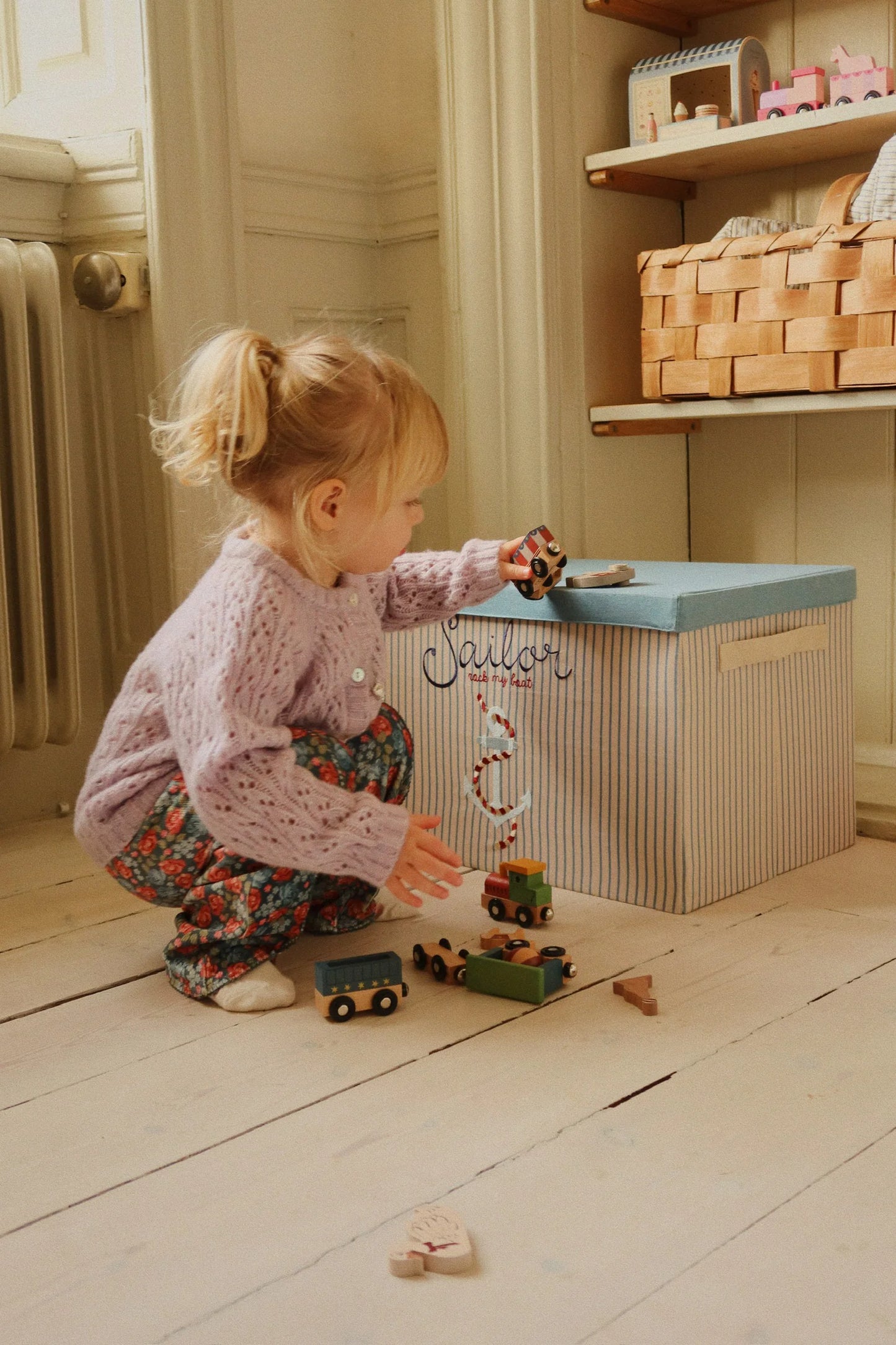 Cardigan isa lilla lavander mist - Konges Slojd