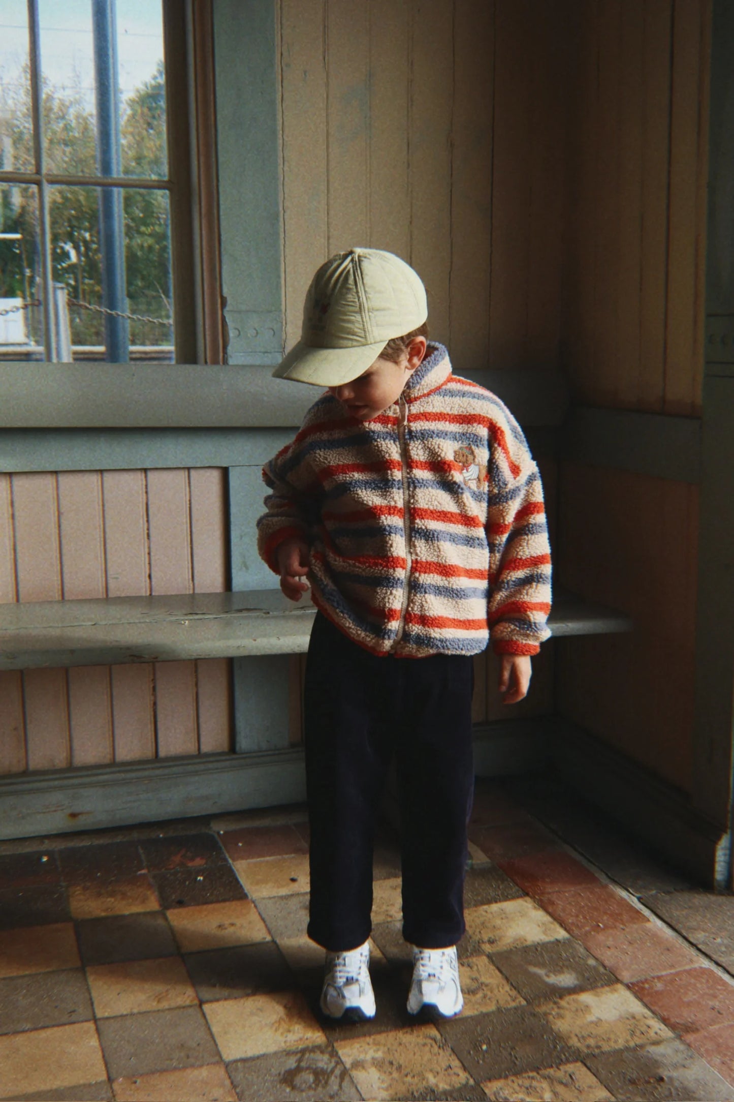 Teddy giacca bassotto tangerine stripe - Konges Slojd