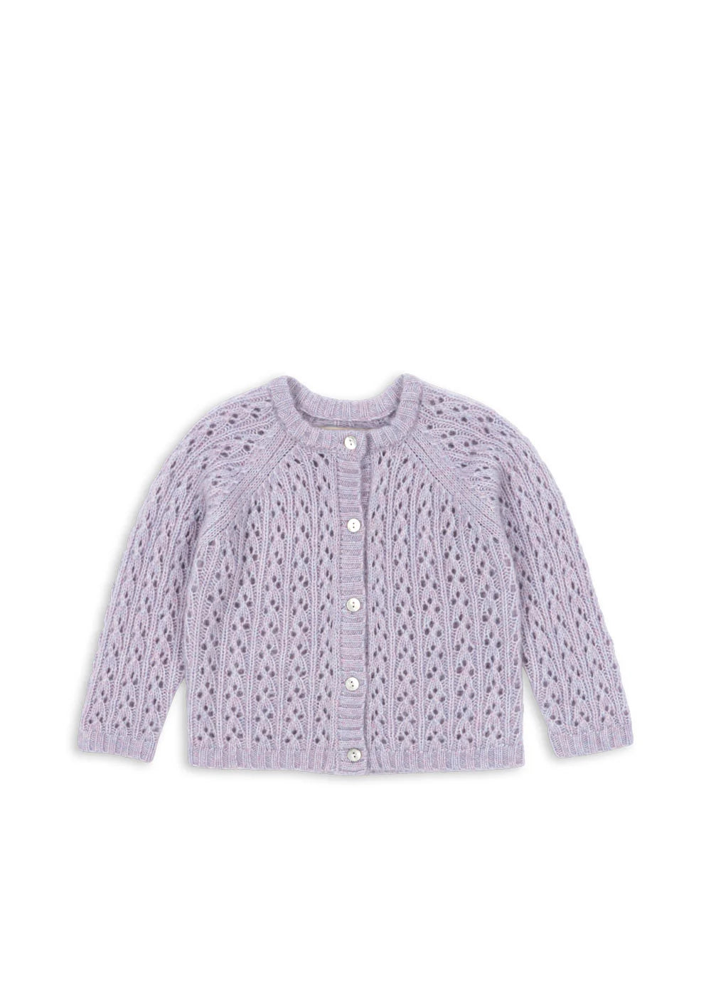Cardigan isa lilla lavander mist - Konges Slojd