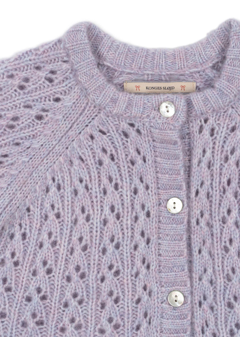 Cardigan isa lilla lavander mist - Konges Slojd