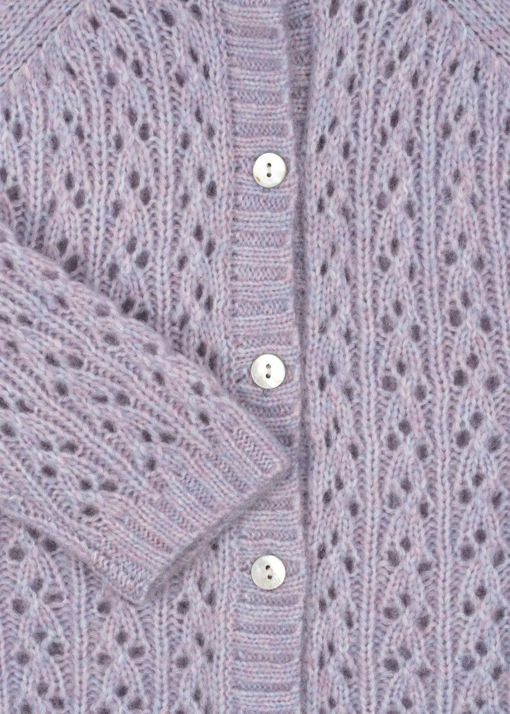 Cardigan isa lilla lavander mist - Konges Slojd