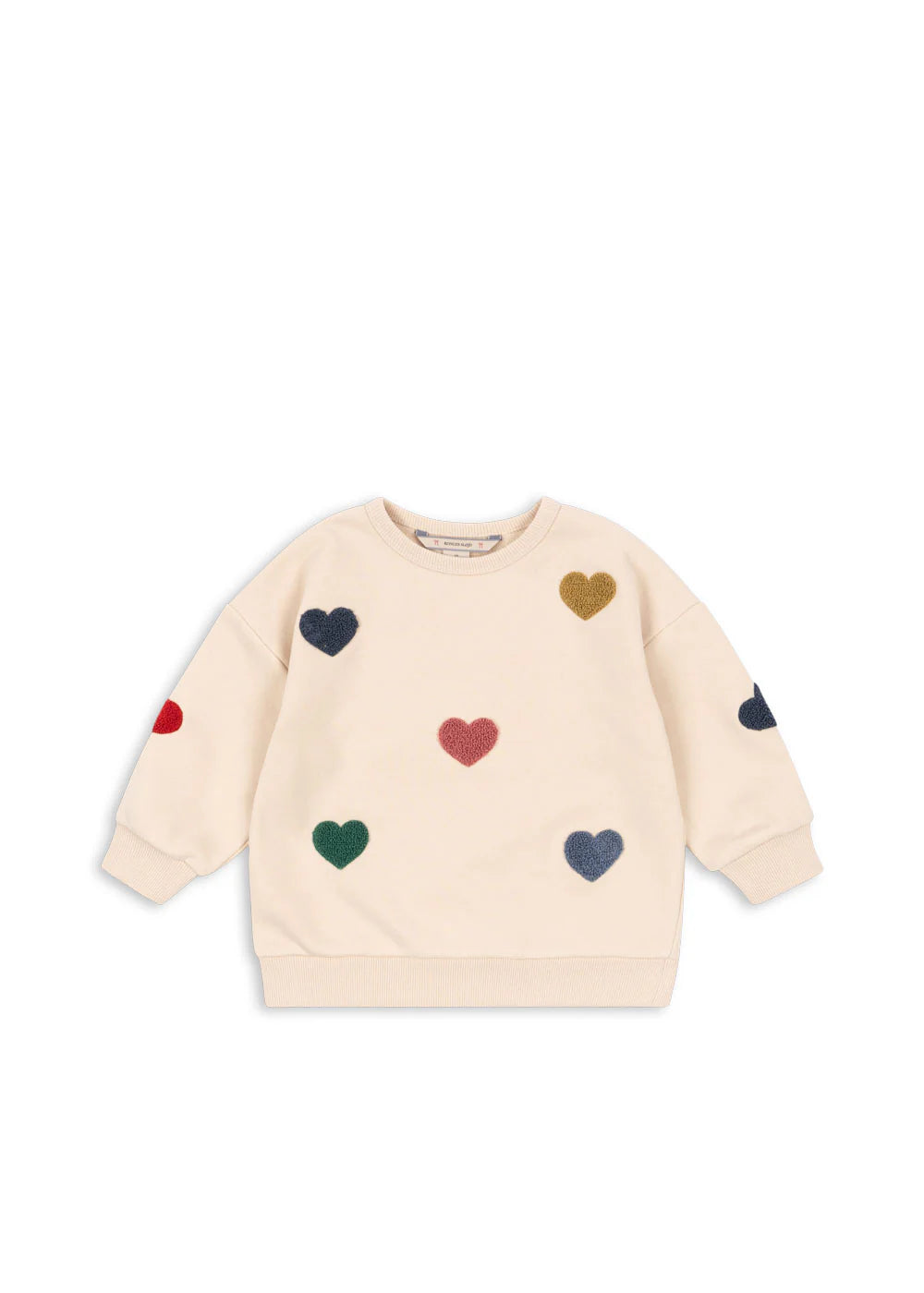 Felpa cuori lou multi heart - Konges Slojd
