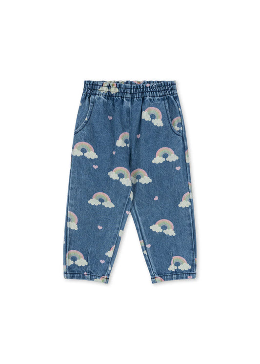 Jeans denim arcobaleni magot rainbow - Konges Slojd