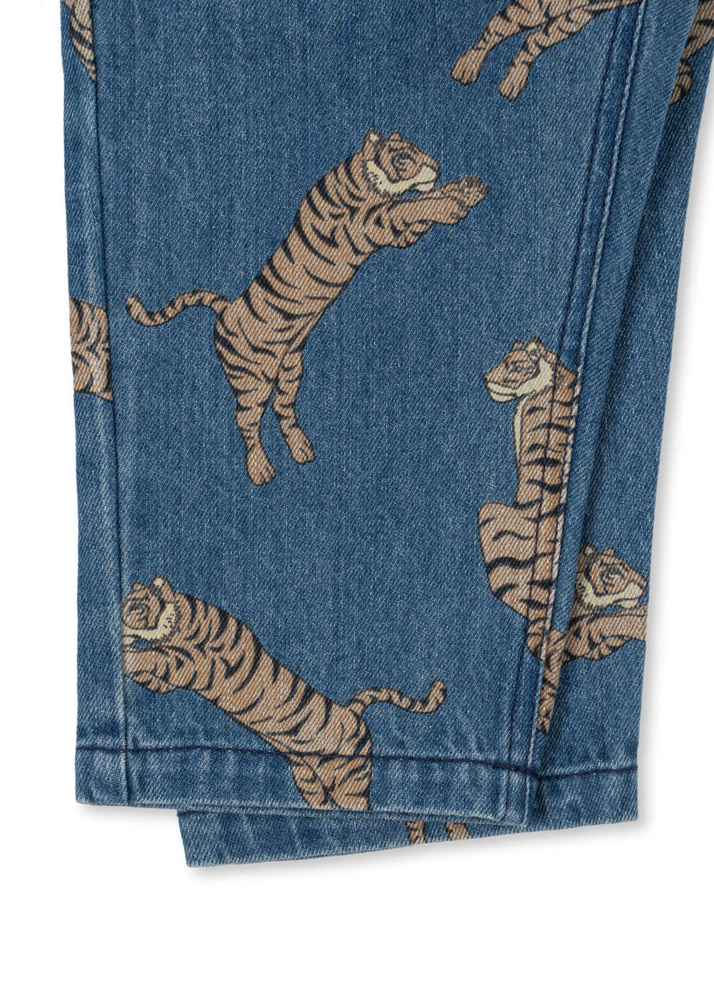 Jeans tigri in denim magot - Konges Slojd