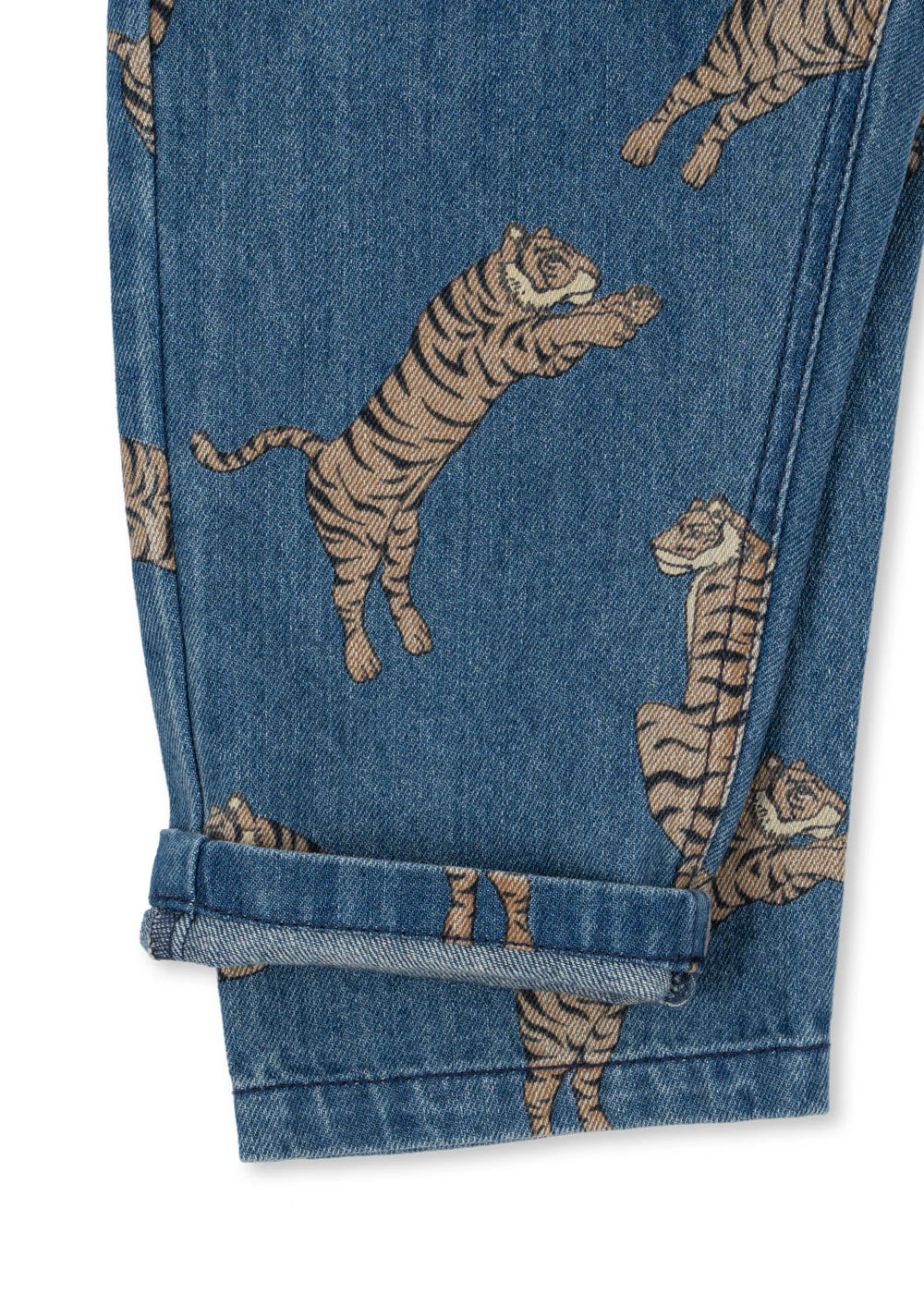 Jeans tigri in denim magot - Konges Slojd