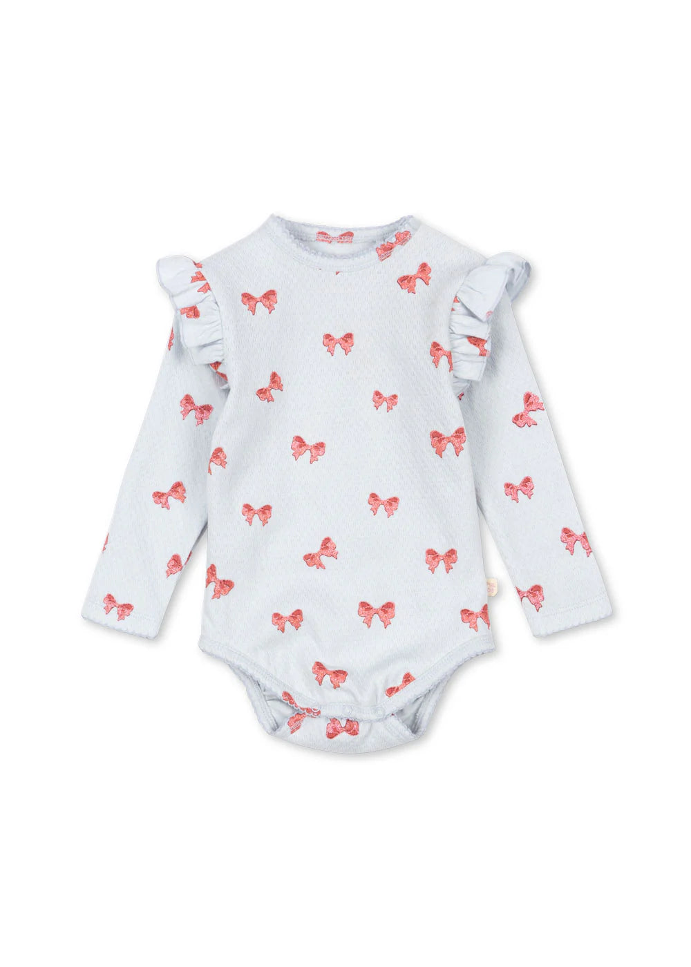 Body fiocchi sui body blu - Konges Slojd