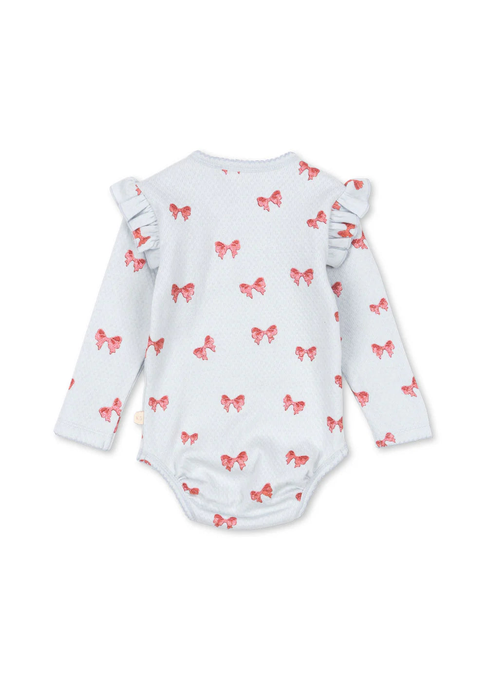 Body fiocchi sui body blu - Konges Slojd