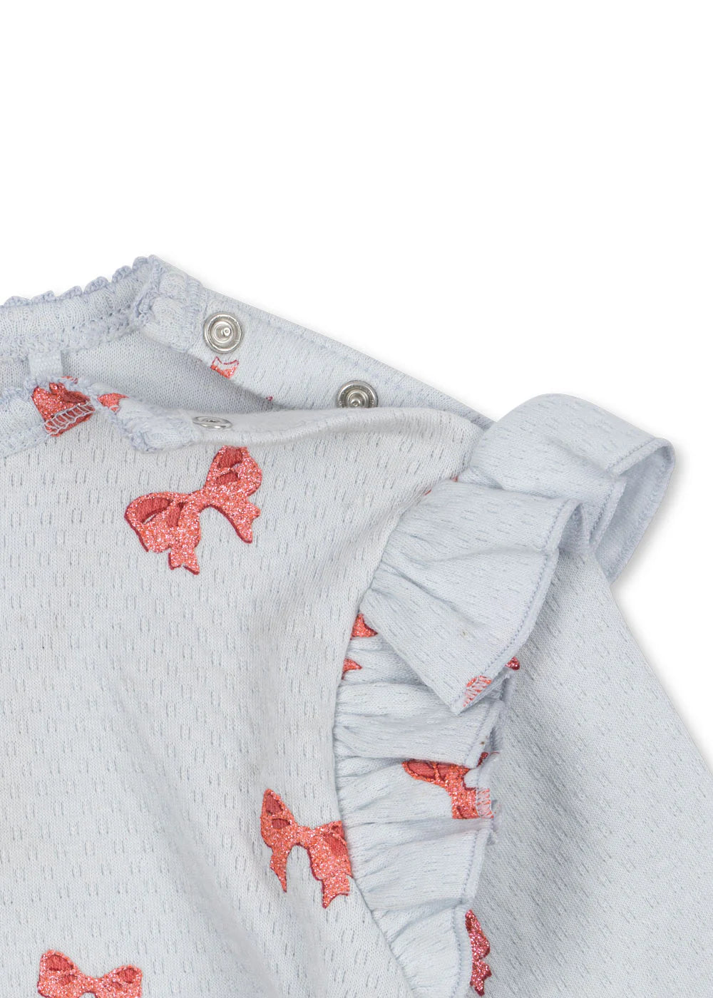 Body fiocchi sui body blu - Konges Slojd