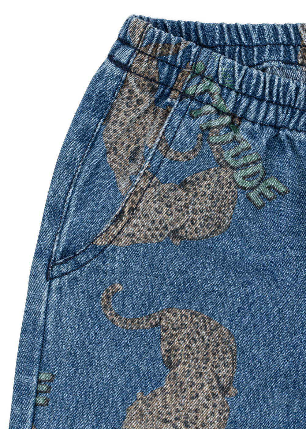 Jeans magot cattitude leopardi - Konges Slojd