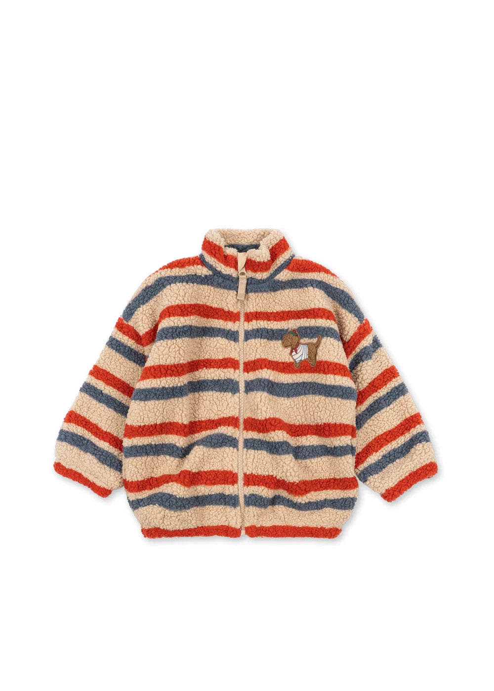 Teddy giacca bassotto tangerine stripe - Konges Slojd