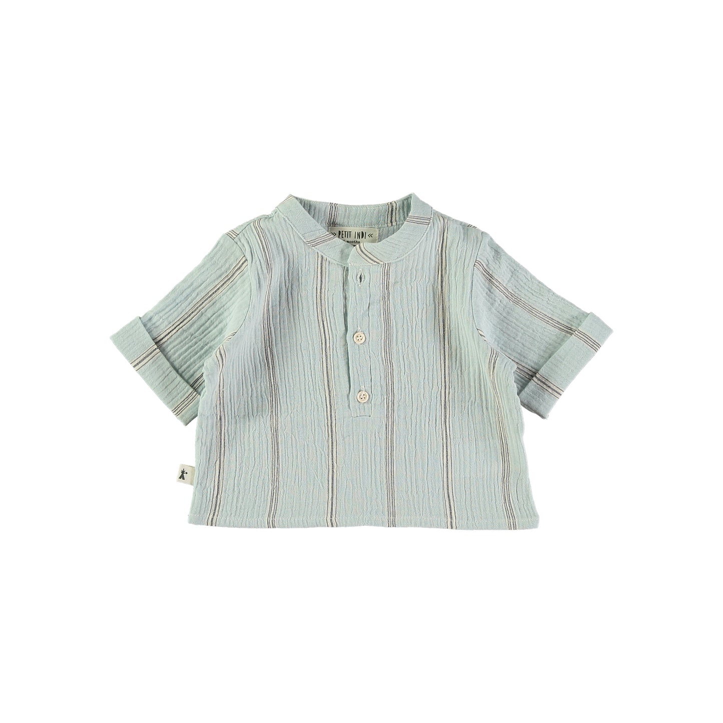Camicia riga mussola - Petit Indi