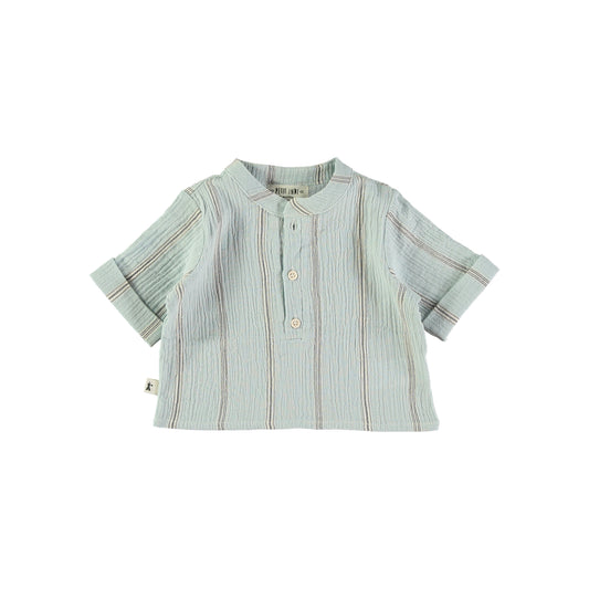 Camicia riga mussola - Petit Indi