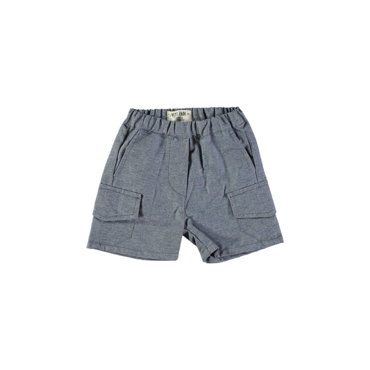 Bermuda short effetto jeans cotone leggero - Petit Indi