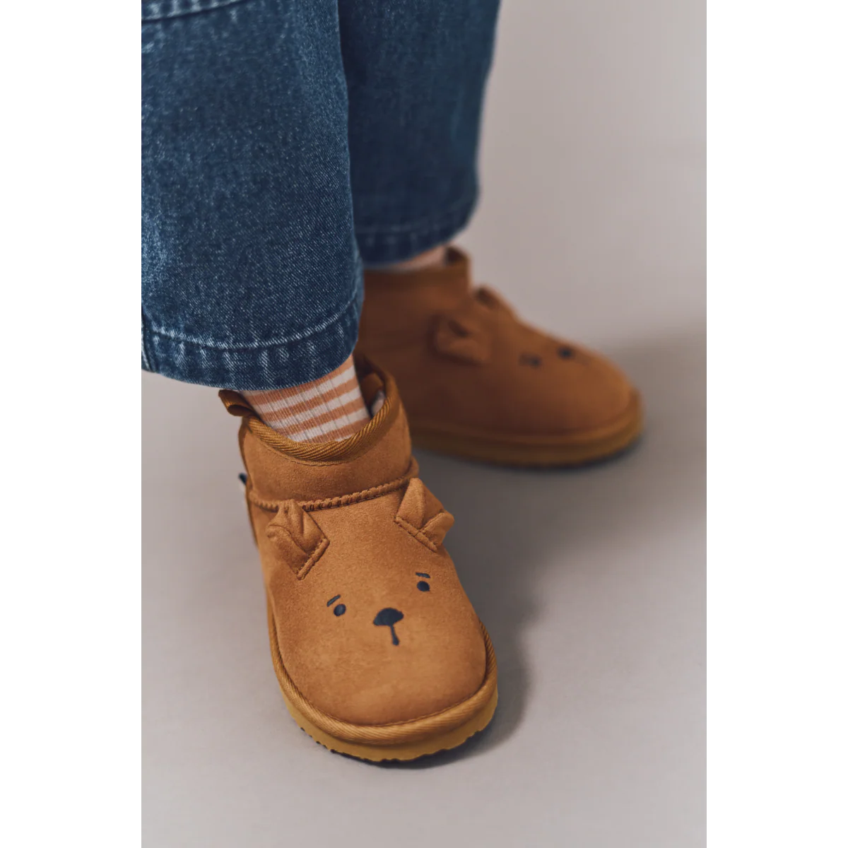 Stivaletti in teddy orsetto Alban Bear Caramello - Liewood