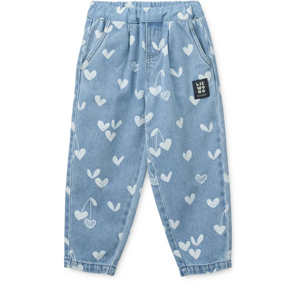 Pantaloni in denim Borris Sweethearts - Liewood