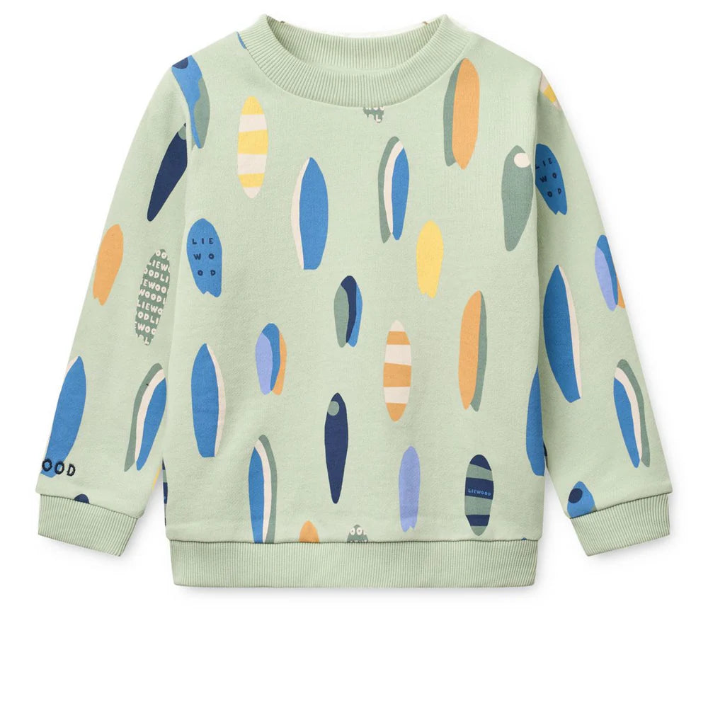 Felpa stampata Thora Surf - Liewood