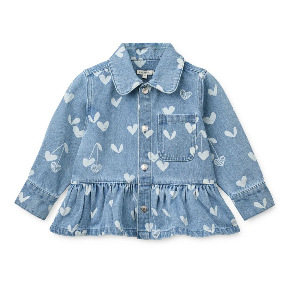 Giacca in denim Kenza Sweethearts - Liewood