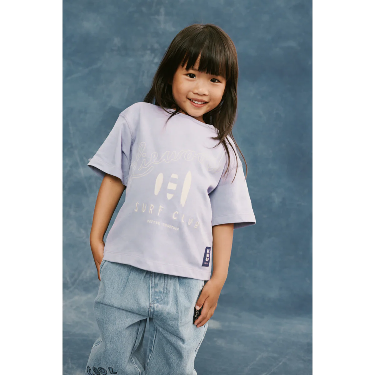 Maglietta t-shirt Tyler Surf / Lavanda - Liewood