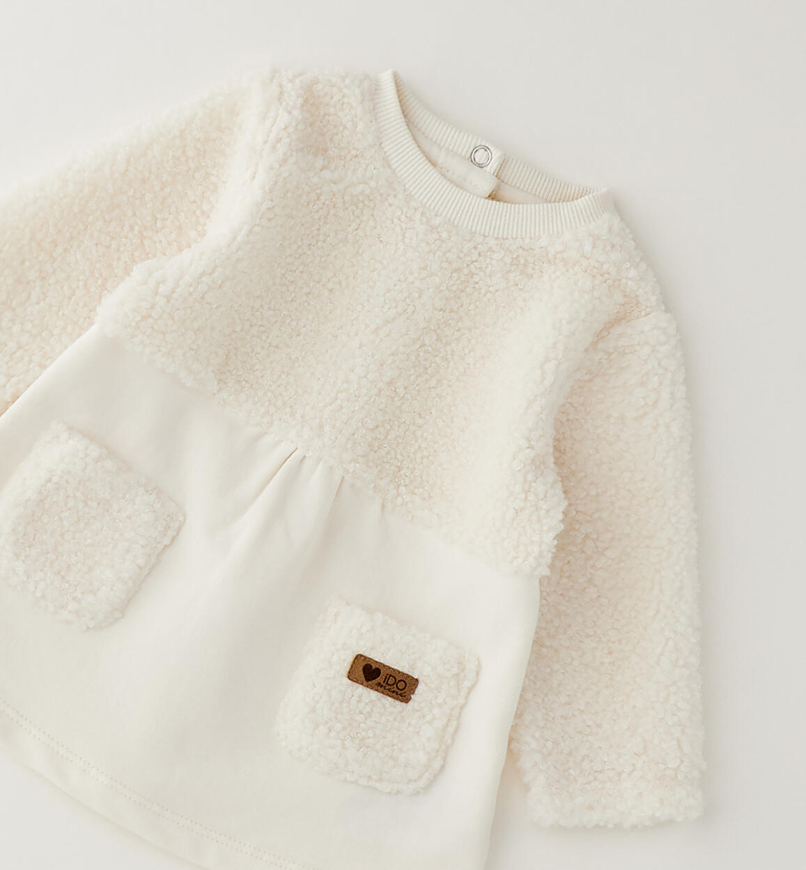 Vestito teddy bianco - IDo