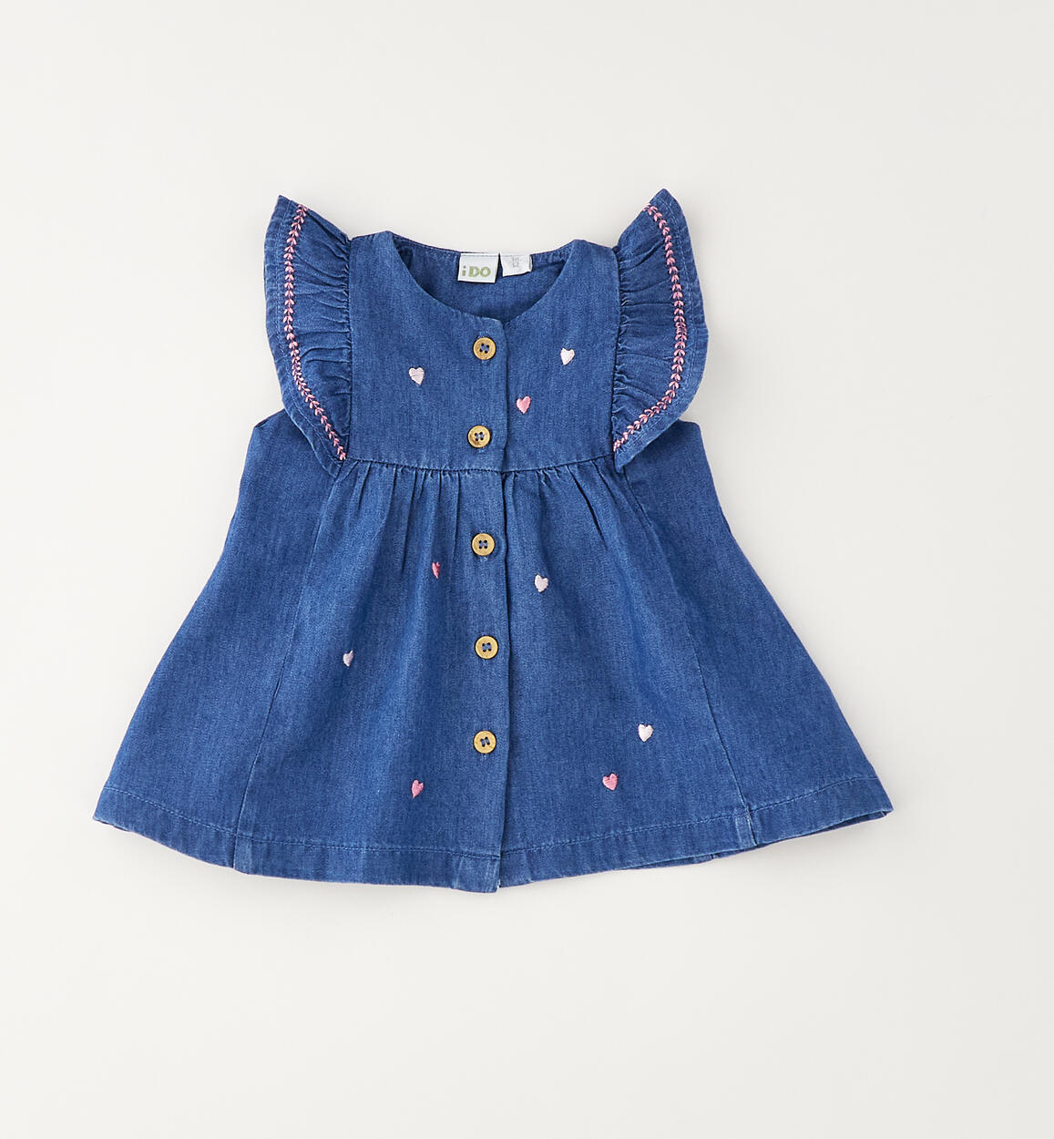 Vestito jeans cuoricini - IDo