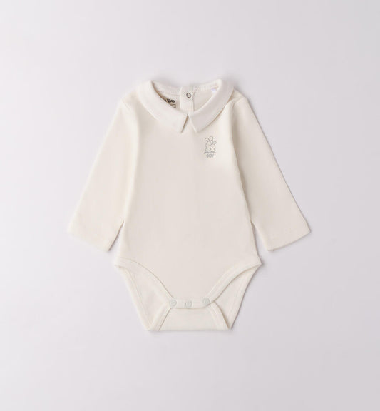 Body bianco polo camicia - I Do