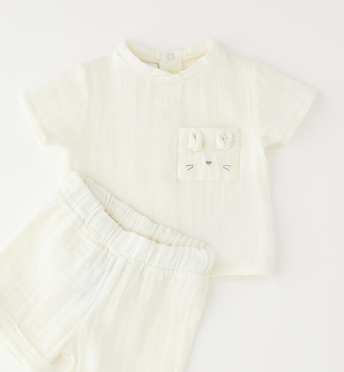 Completo 100% cotone panna - IDo