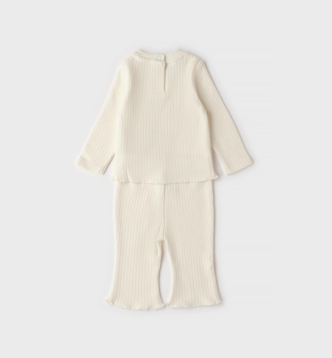 Completo bianco a costine - IDo