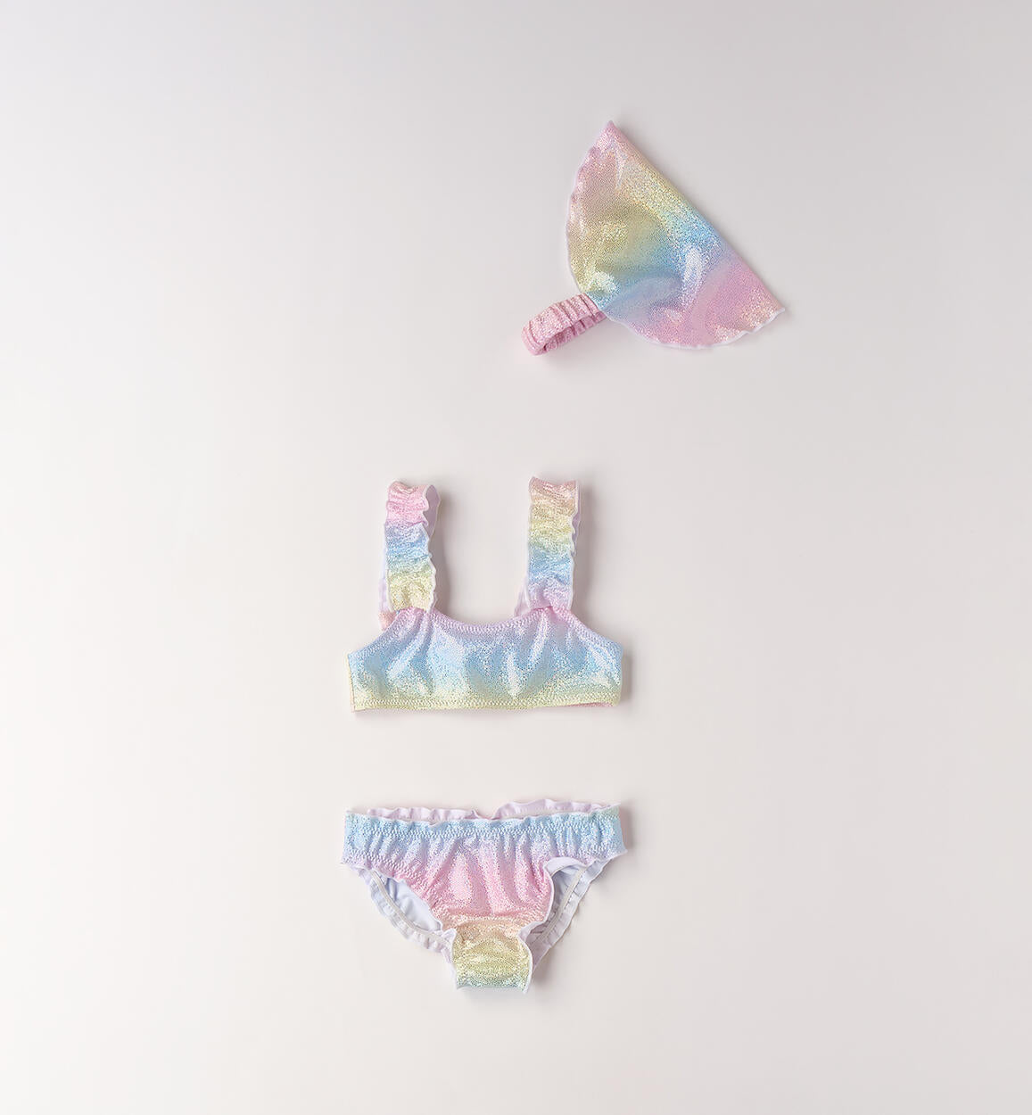Costume e bandana mare bambina brillantini - IDo