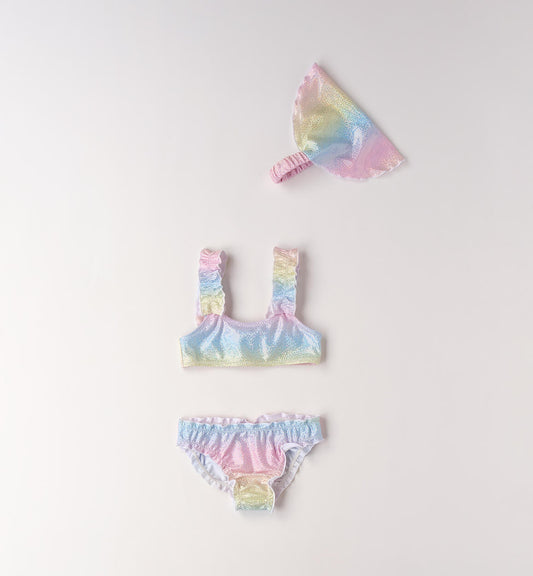 Costume e bandana mare bambina brillantini - IDo